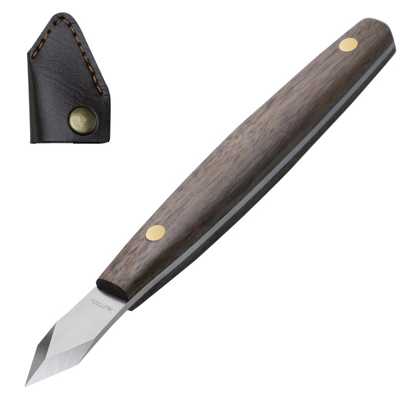 Handmade carving knife, thin e - Leatherwork Knife Sheath ulasan dan harga