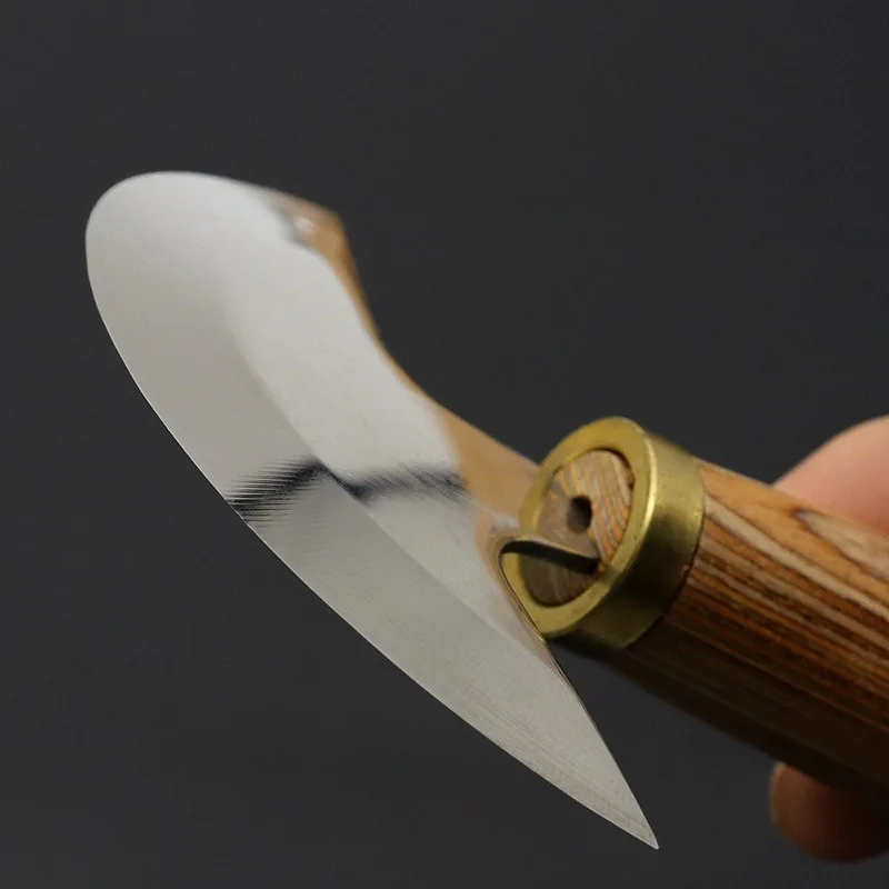 Manual Leather Skiving Knife D - Leatherwork Manual ulasan dan harga