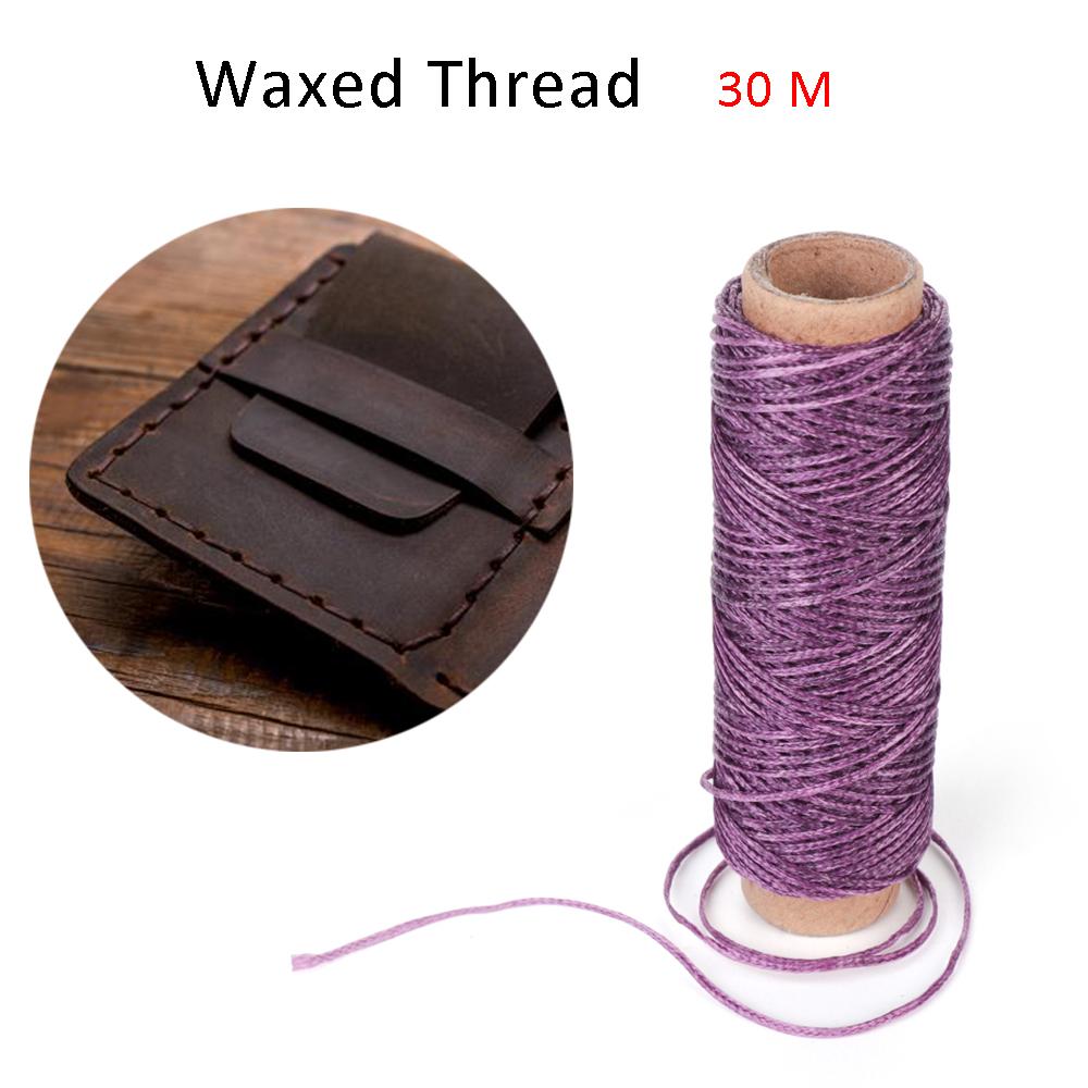 30m/roll Waxed Thread Cotton C - Leatherwork Thread ulasan dan harga