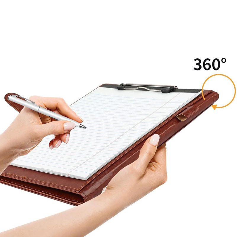 Multifunctional A4 Leather Con - Leather Work Folder ulasan dan harga