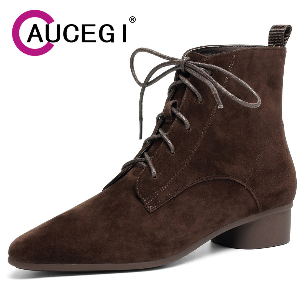 Aucegi Women Kid Suede Simple  - Leatherwork Manual ulasan dan harga