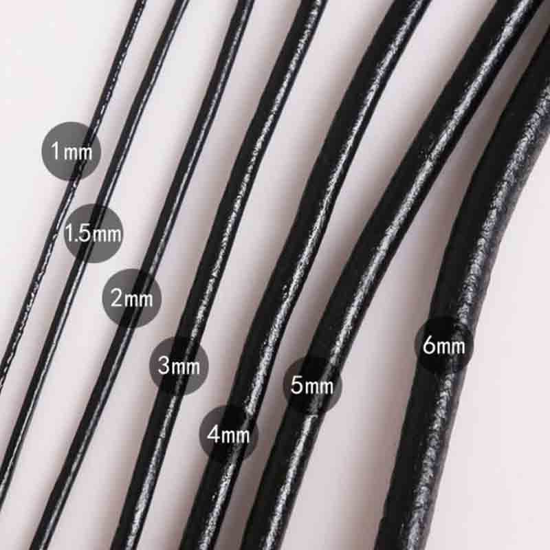 Single Strand Black Genuine Le - Leatherwork Thread ulasan dan harga