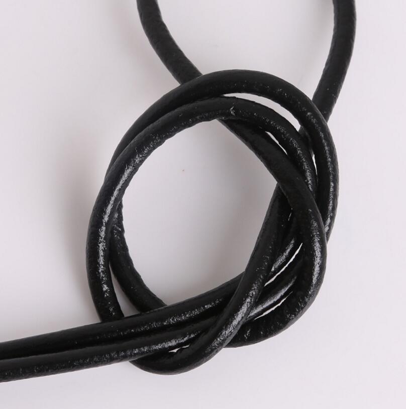 Single Strand Black Genuine Le - Leatherwork Thread ulasan dan harga