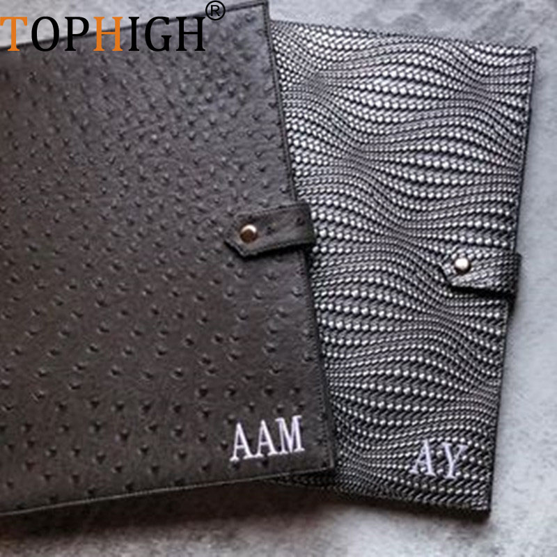 TOPHIGH Newly Office Women Cro - Leather Work Folder ulasan dan harga